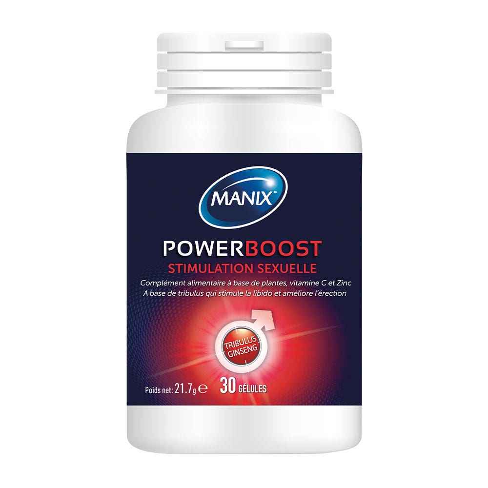 Manix Power Boost Sexual Stimulation 30 capsules Easypara