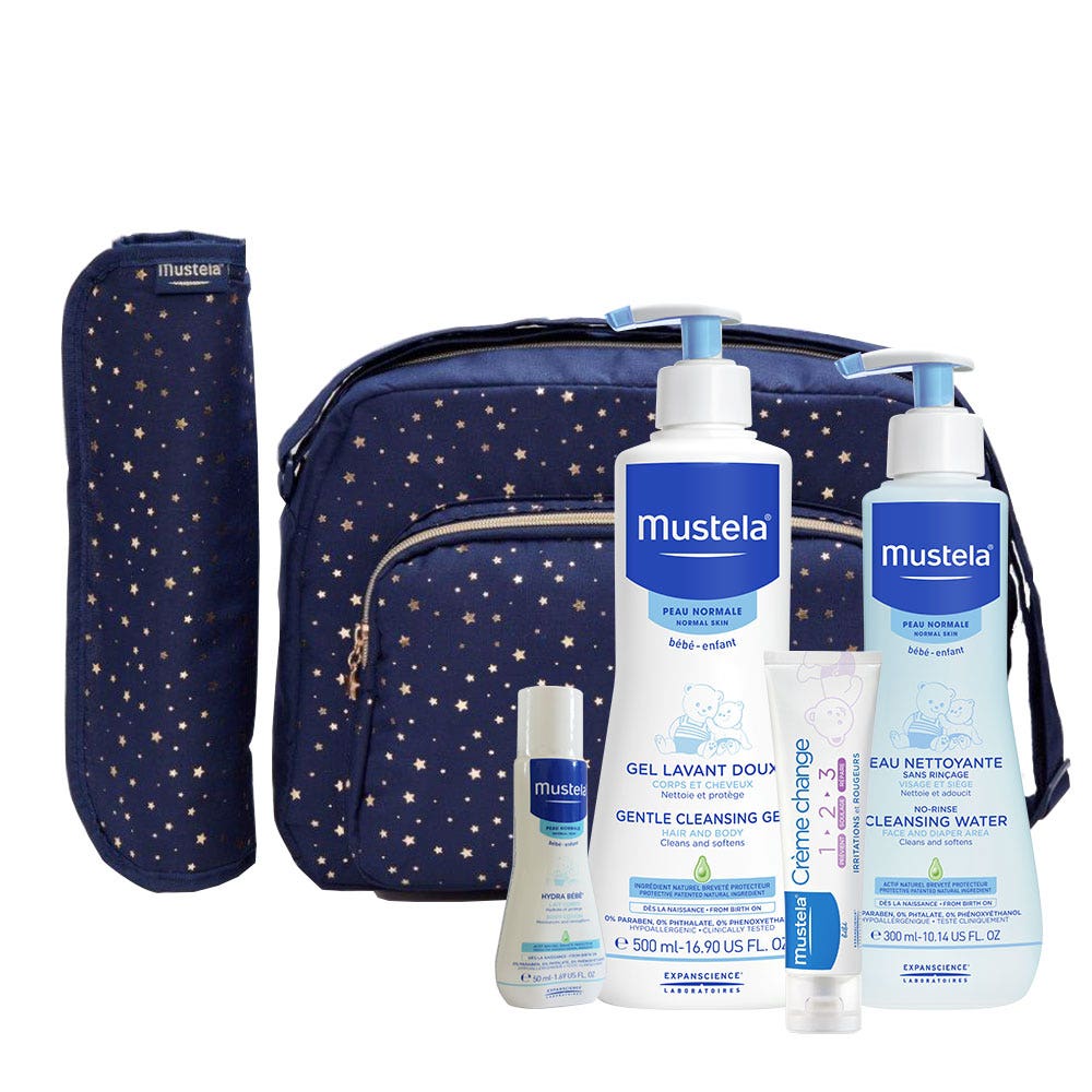 Sac a discount langer mustela etoile