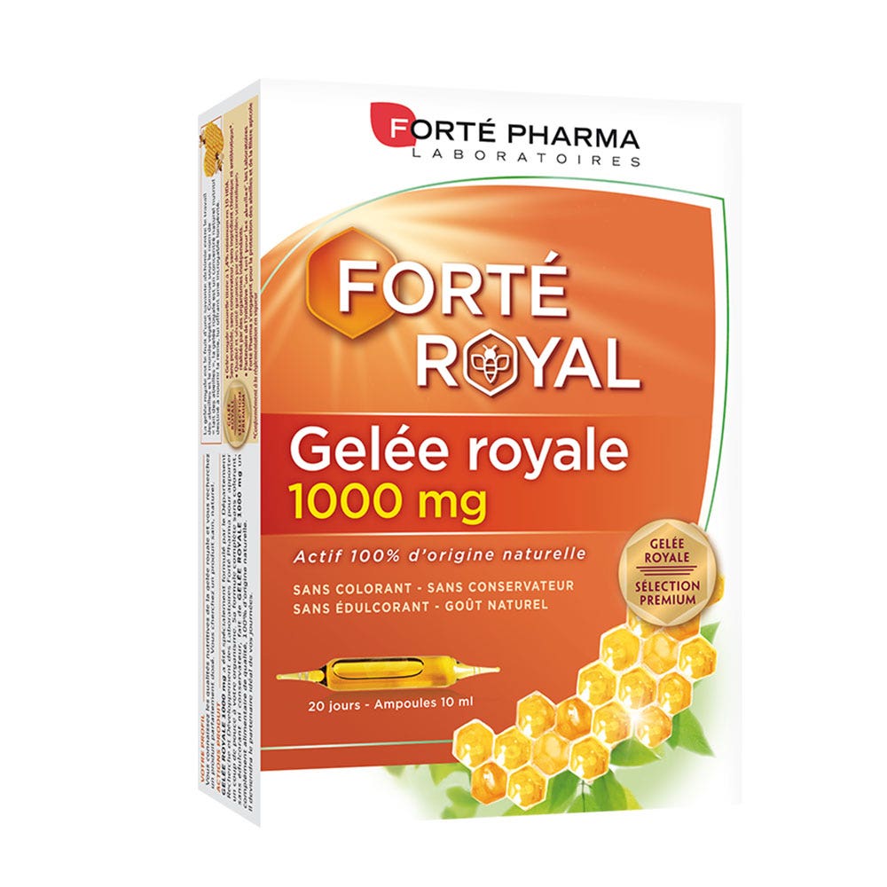 Fort Pharma Fort Royal Organic Royal Jelly 1000 mg 20 ampulas