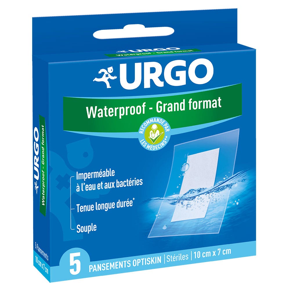 Urgo Optiskin Waterproof Plasters X5 x5 Easypara